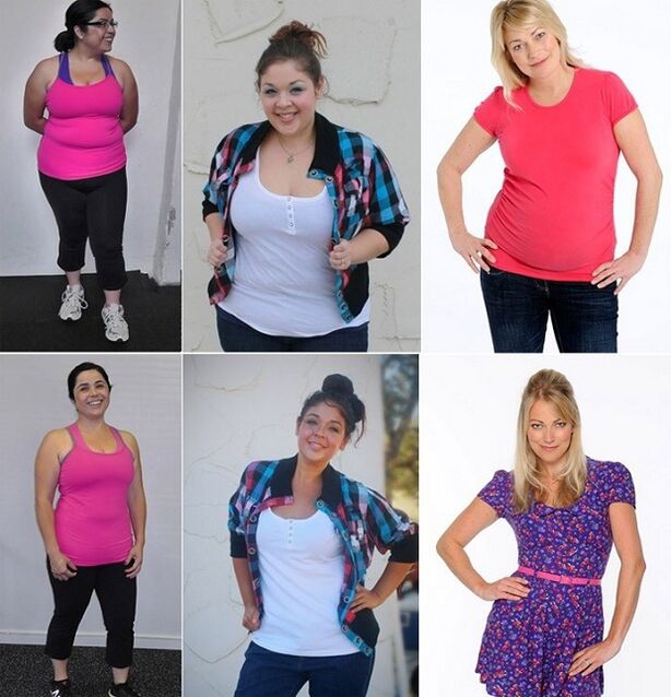 Фотографии пред и после слабеење на диетата Maggi