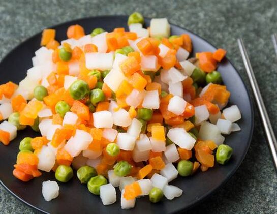 салата од зеленчук за диета со магги