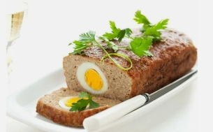 Meatloaf со јајце на Дуќан исхрана